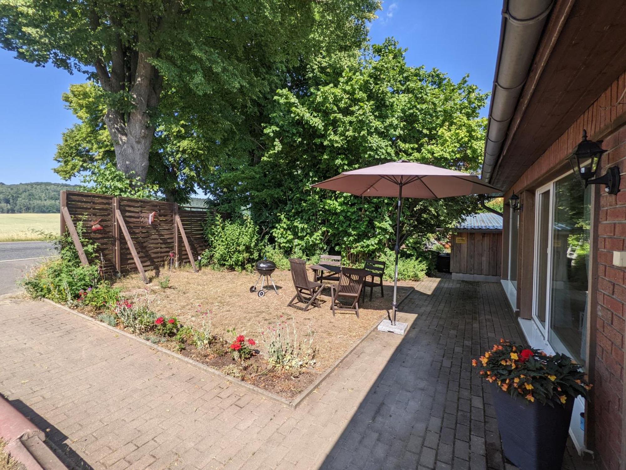 W5 - Urlaubsmagie - Wohnung Mit Grill, Terrasse & Pool Lichtenhain  Eksteriør billede