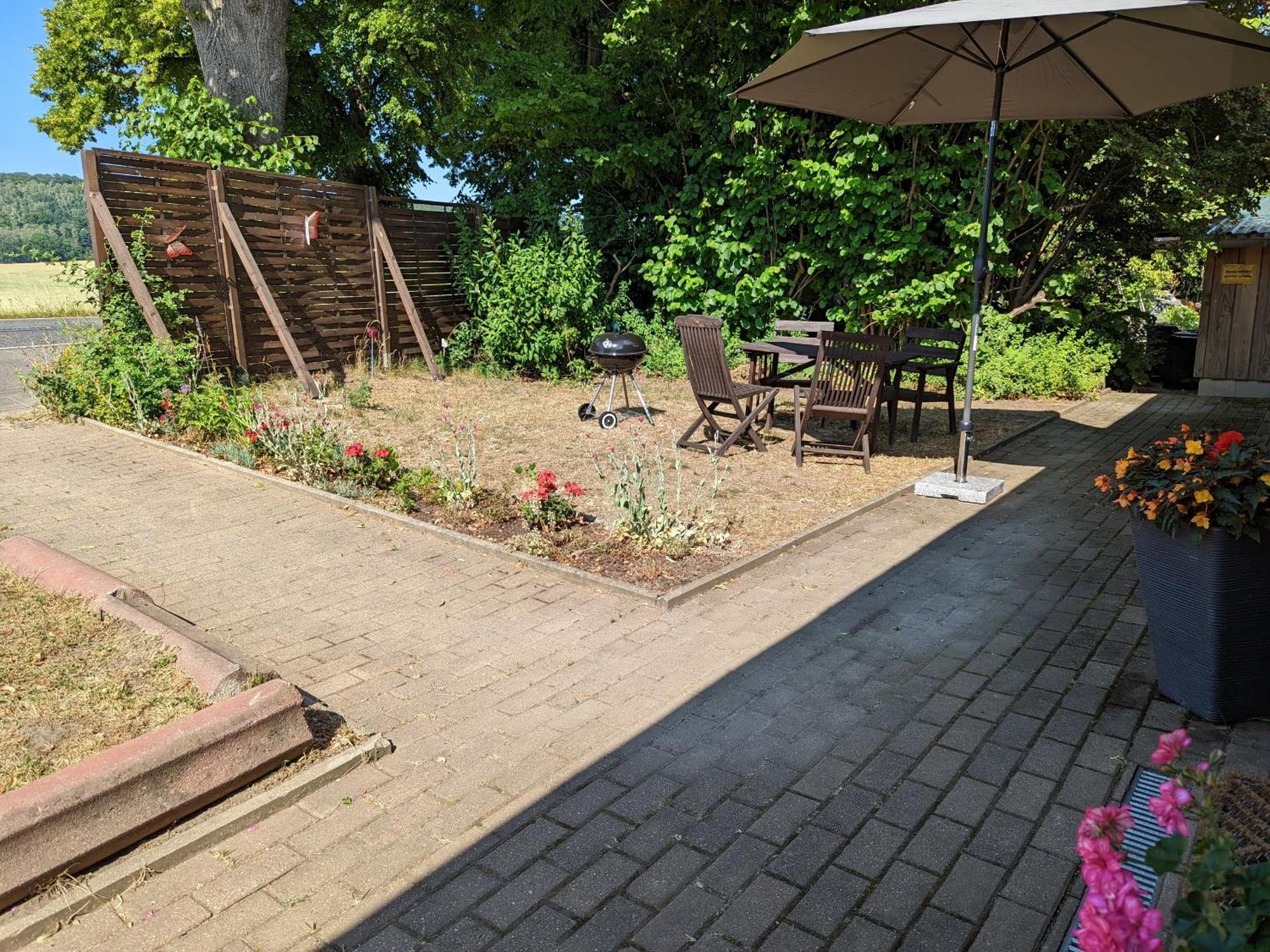 W5 - Urlaubsmagie - Wohnung Mit Grill, Terrasse & Pool Lichtenhain  Eksteriør billede